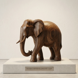 Hand-Carved Elephant