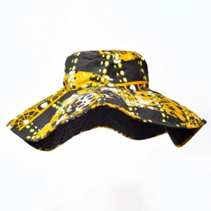 Artisanal Kitenge Wide-Brim Sun Hat