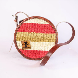 Boho Bag Round Red